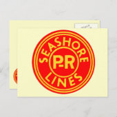 Pennsylvania Reading Seashore Lines Logo Briefkaar Briefkaart (Voorkant / Achterkant)