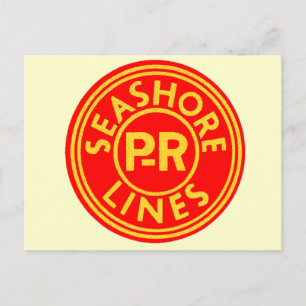 Pennsylvania Reading Seashore Lines Logo Briefkaar Briefkaart