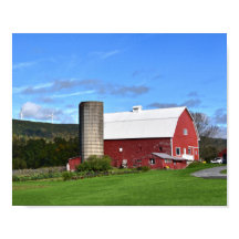 Pennsylvania Red Barn en Wind Turbines
