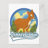 Pennsylvania Reislogo Briefkaart (Voorkant)