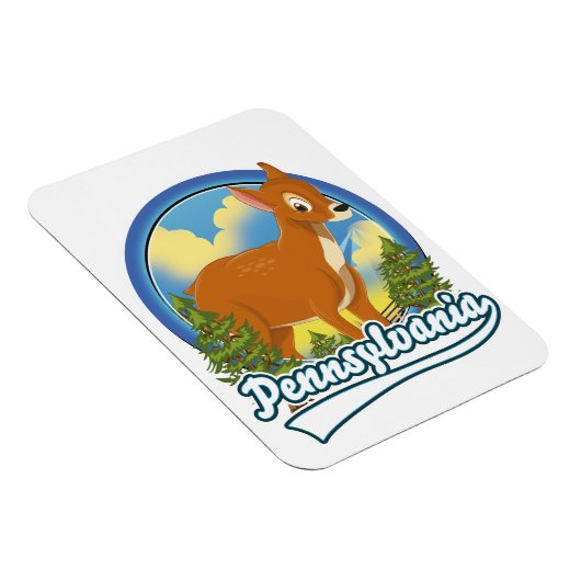 Pennsylvania Reislogo Magneet (Rechterzijde)