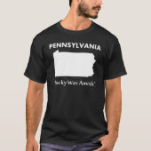 Pennsylvania - Rocky Was Amish T-shirt (Voorkant)