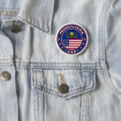 Pennsylvania Ronde Button 5,7 Cm (In situ)