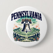 Pennsylvania Ronde Button 7,6 Cm (Voorkant)