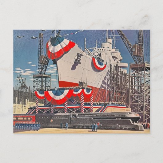 Pennsylvania RR Briefkaart uit 1940 (Voorkant)