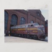 Pennsylvania RR, EMD E-8 gerestaureerd bij Lezing, Briefkaart (Voorkant)