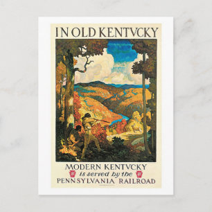  Pennsylvania RR, Kentucky Travel Ad Briefkaart