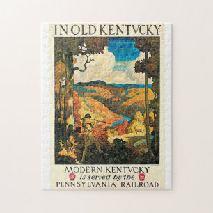  Pennsylvania RR,    KentuckyTravel Ad Legpuzzel