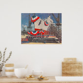 Pennsylvania RR Poster uit 1940 (Keuken)