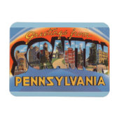 Pennsylvania, Scranton Magnet Magneet (Horizontaal)