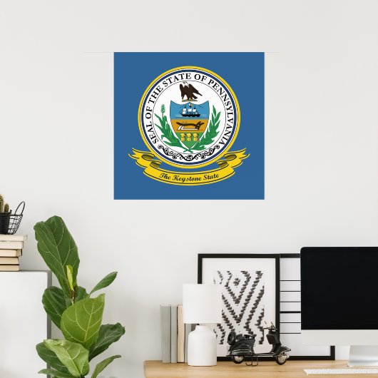 Pennsylvania Seal Poster (Thuiskantoor)