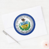 Pennsylvania Seal, zegel van Pennsylvania Sticker (Envelop)