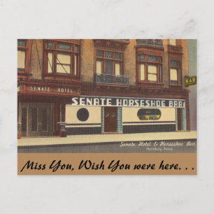 Pennsylvania, Senate Hoefijzer Bar, Harrisburg Briefkaart