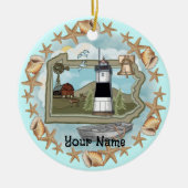 Pennsylvania Shell Lighthouse Ornament (Voorkant)