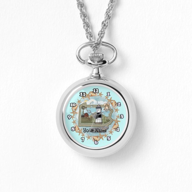 Pennsylvania Shell-vuurtoren  Horloge (Voorkant)