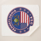 Pennsylvania Sherpa Deken (Voorkant (horizontaal))