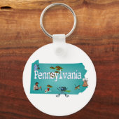 Pennsylvania Sleutelhanger (Voorkant)