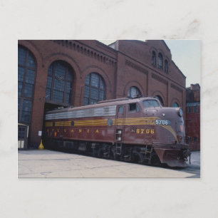 Pennsylvania spoorweg EMD E-8 gerestaureerd in 198 Briefkaart