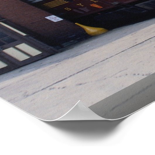 Pennsylvania spoorweg EMD E-8 gerestaureerd in 198 Poster (Hoek)