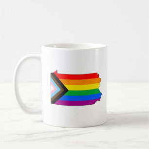 Pennsylvania Staats trots LGBTQ Voortgangs trots Koffiemok