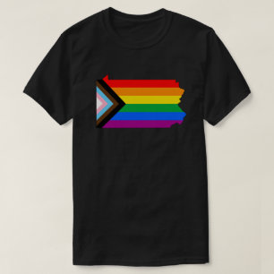 Pennsylvania Staats trots LGBTQ Voortgangs trots T-shirt