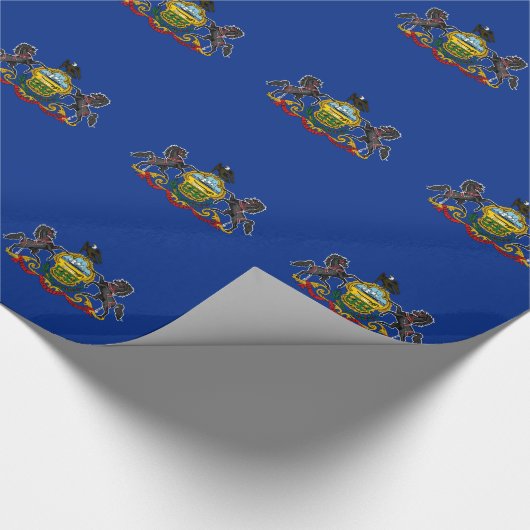Pennsylvania Staatsvlag Cadeaupapier (Hoek)