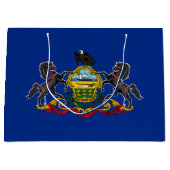 Pennsylvania Staatsvlag Groot Cadeauzakje (Voorkant)