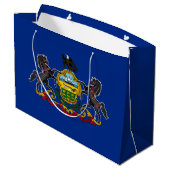 Pennsylvania Staatsvlag Groot Cadeauzakje (Achterkant Gekanteld)