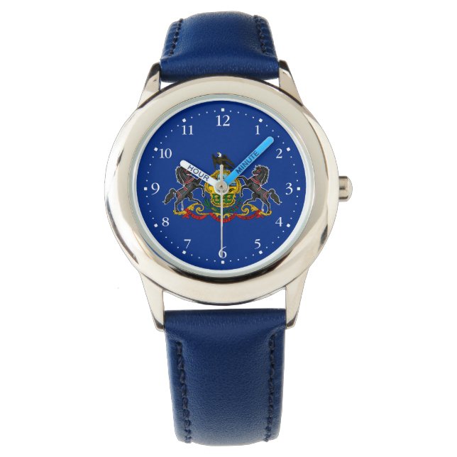 Pennsylvania Staatsvlag Horloge (Voorkant)