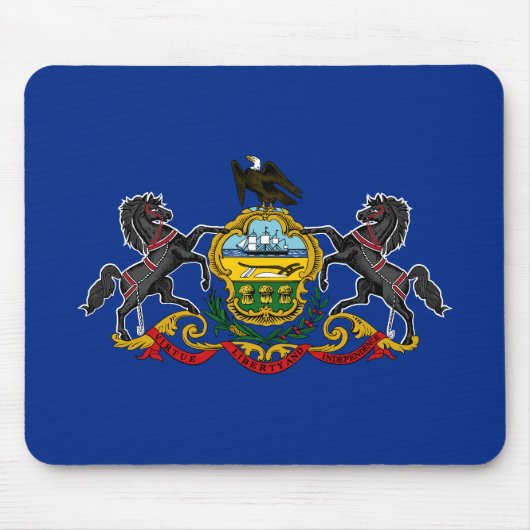 Pennsylvania Staatsvlag Muismat (Voorkant)