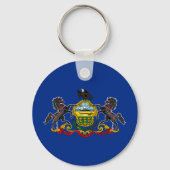 Pennsylvania Staatsvlag Sleutelhanger (Achterkant)