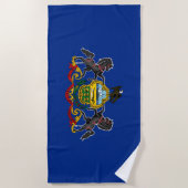 Pennsylvania Staatsvlag Strandlaken (Voorkant)