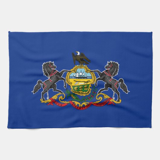 Pennsylvania Staatsvlag Theedoek (Horizontaal)