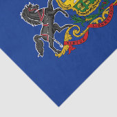 Pennsylvania Staatsvlag Tissuepapier (Detail)