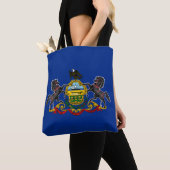 Pennsylvania Staatsvlag Tote Bag (Dichtbij)