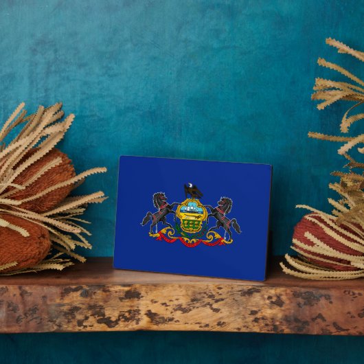 Pennsylvania Staatsvlagontwerp Fotoplaat (Zijkant)