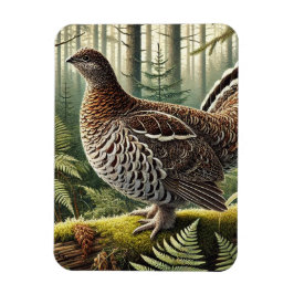 Pennsylvania State Bird Ruffed Grouse Magneet