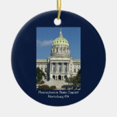 Pennsylvania State Capital Keramisch Ornament (Voorkant)