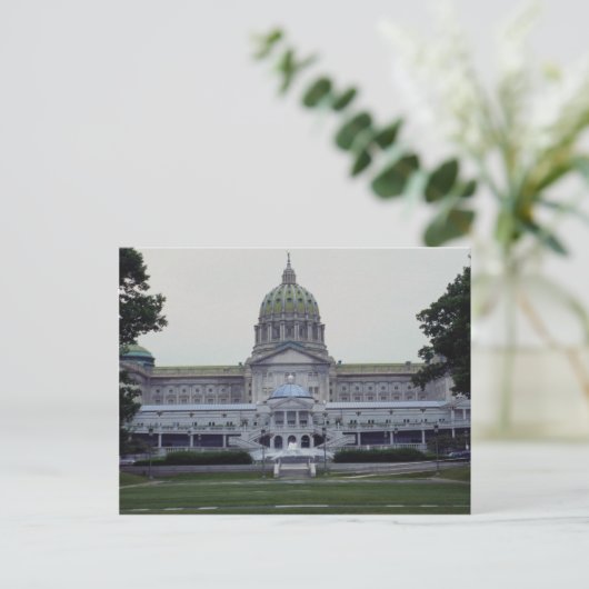 Pennsylvania State Capitol Building, Harrisburg, P Briefkaart (Staand voorkant)