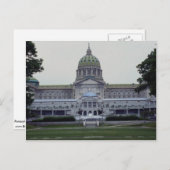 Pennsylvania State Capitol Building, Harrisburg, P Briefkaart (Voorkant / Achterkant)