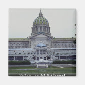 Pennsylvania State Capitol Building, Harrisburg, P Magneet (Voorkant)