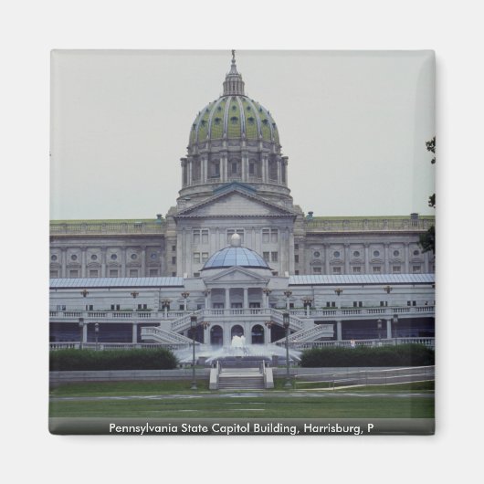 Pennsylvania State Capitol Building, Harrisburg, P Magneet (Voorkant)