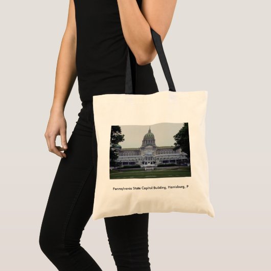 Pennsylvania State Capitol Building, Harrisburg, P Tote Bag (Voorkant (product))