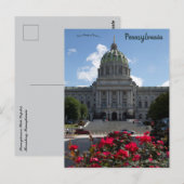Pennsylvania State Capitol Harrisburg Pennsylvania Briefkaart (Voorkant / Achterkant)