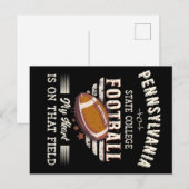 Pennsylvania State College American Football Briefkaart (Voorkant / Achterkant)