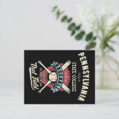 Pennsylvania State College Baseball Briefkaart (Staand voorkant)
