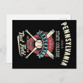 Pennsylvania State College Baseball Briefkaart (Voorkant / Achterkant)