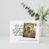 Pennsylvania State Destination Bewegende Aankondig Uitnodiging Briefkaart (Staand voorkant)