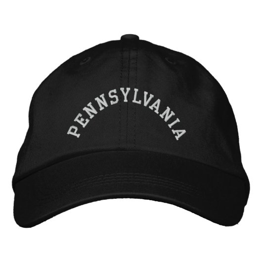 Pennsylvania State Embroized Geborduurde Pet (Voorkant)