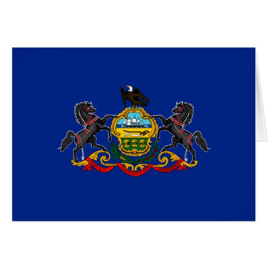 Pennsylvania State Flag Design (Voorkant Horizontaal)